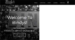 Desktop Screenshot of bindysbar.com